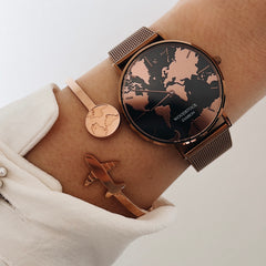 Moka Map Waterproof Watch- Limited Edition