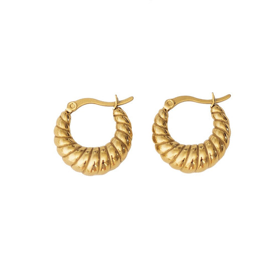 Croissant Earrings (18K Gold) - WOODSTOCK ZAMBON