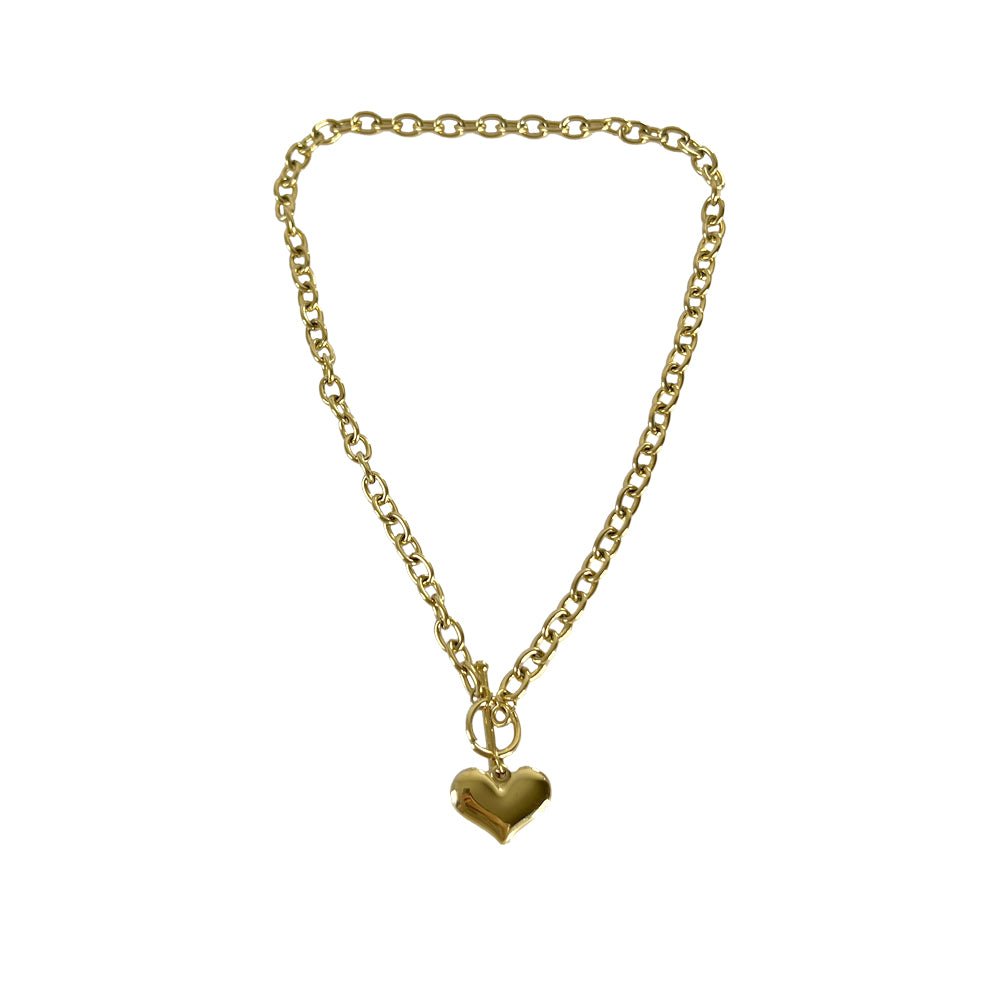 Heart Chain Necklace - WOODSTOCK ZAMBON