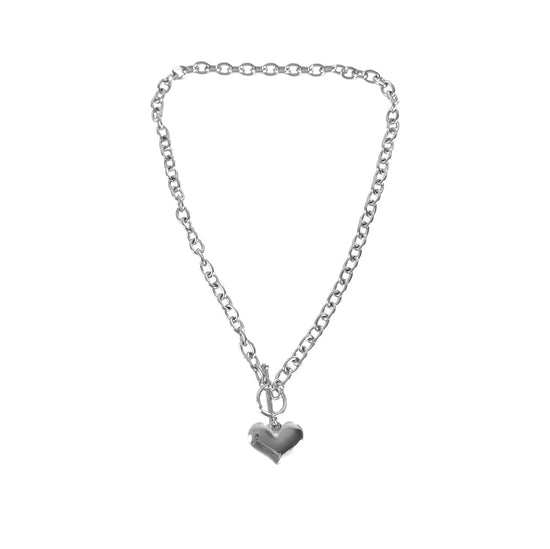 Heart Chain Necklace - WOODSTOCK ZAMBON