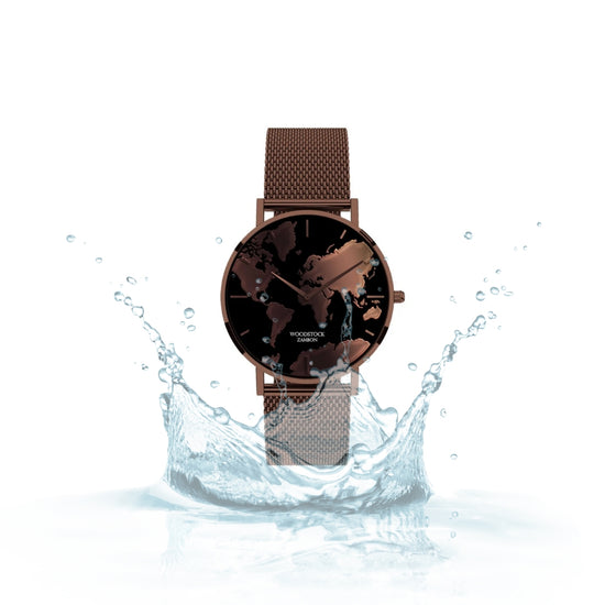 Moka Map Waterproof Watch- Limited Edition