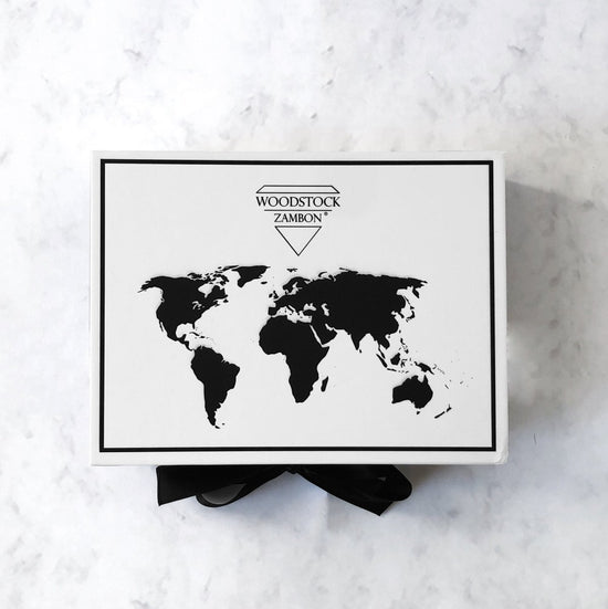 Pearl World Map Gift Box - WOODSTOCK ZAMBON