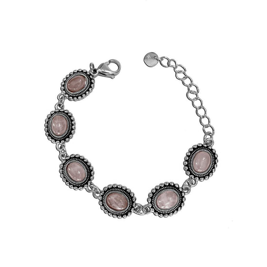 Rose Quartz Waterproof Bracelet - WOODSTOCK ZAMBON