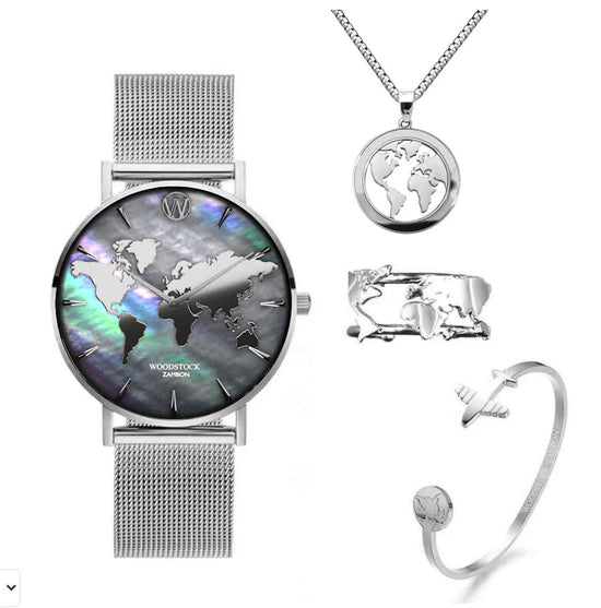 Silver Pearl World Luxury Set