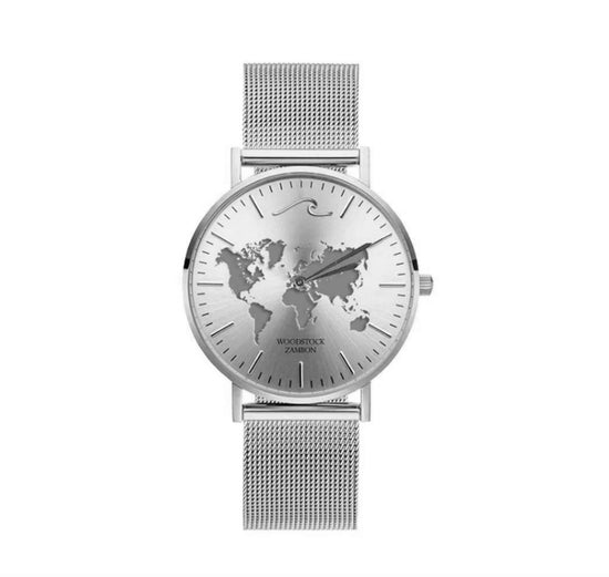 Silver Sahara Waterproof Watch