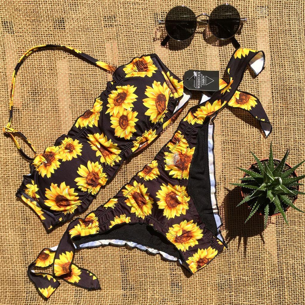 “Sunflowers” Bikini - WOODSTOCK ZAMBON