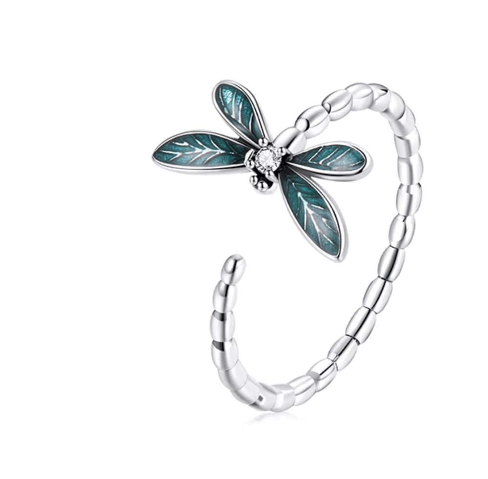 
            
                Load image into Gallery viewer, Dragonfly Ring - 925 Silver - WOODSTOCK ZAMBON
            
        