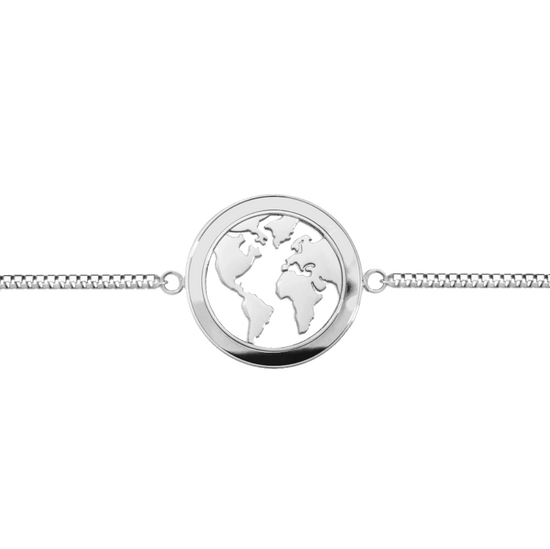 World Map Custom Bracelet - WOODSTOCK ZAMBON