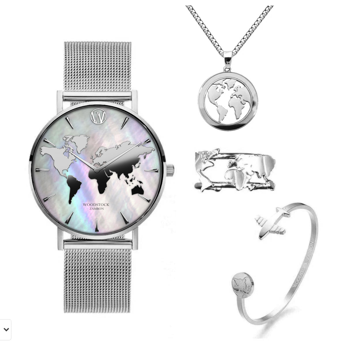 Load image into Gallery viewer, Silver Pearl World Luxury Set
