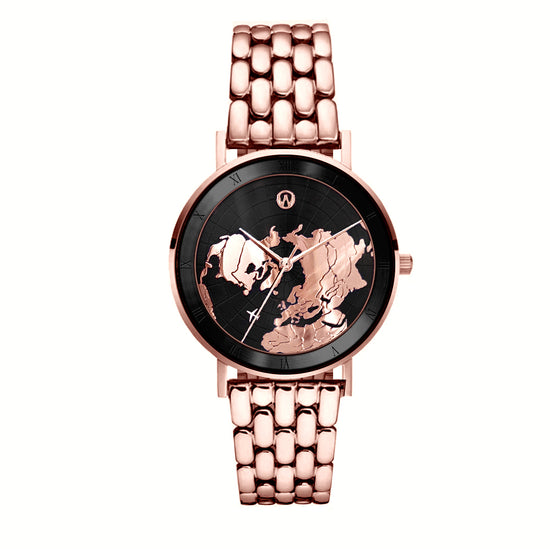Load image into Gallery viewer, Rose Gold Voyager Waterproof Watch
