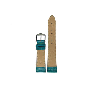 
            
                Load image into Gallery viewer, “Genuine Teal Leather” Wristband - WOODSTOCK ZAMBON
            
        