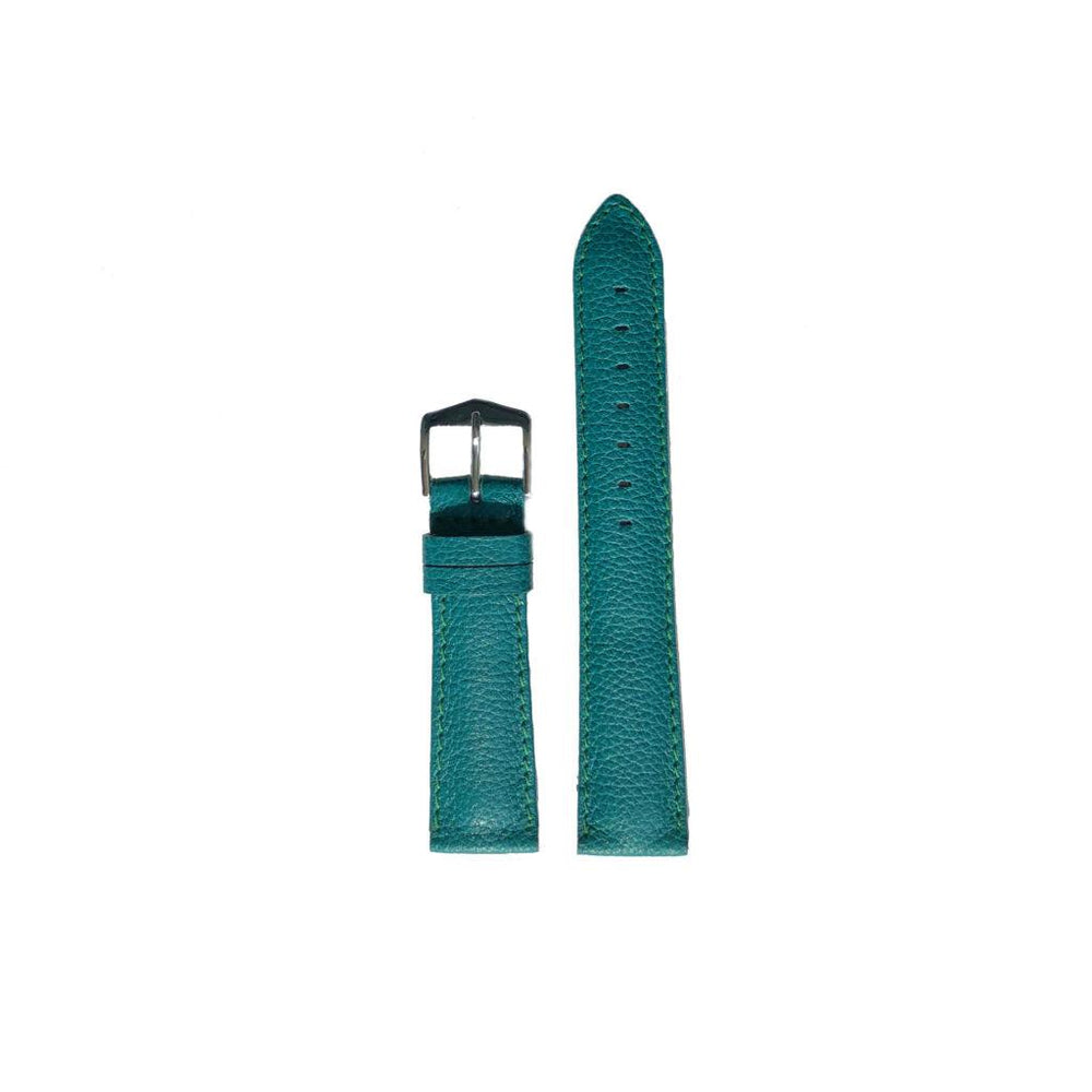 
            
                Load image into Gallery viewer, “Genuine Teal Leather” Wristband - WOODSTOCK ZAMBON
            
        