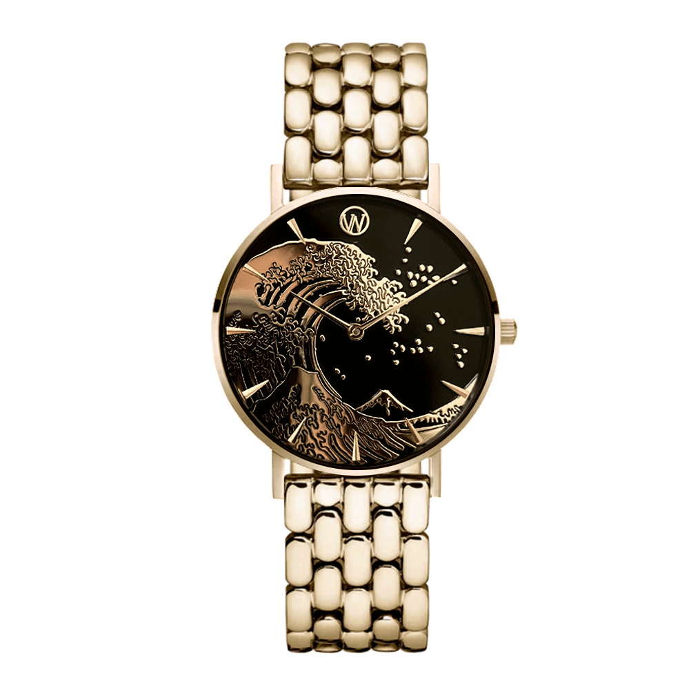Golden Wave Waterproof Watch - WOODSTOCK ZAMBON
