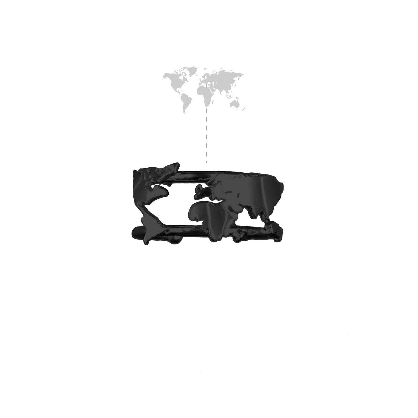 Load image into Gallery viewer, World Map Ring - WOODSTOCK ZAMBON
